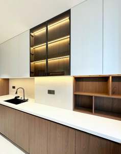 Service de personnalisation de toute la maison, cuisine moderne en aggloméré, mobilier de cuisine minimaliste de luxe pour villa - Product Image 1