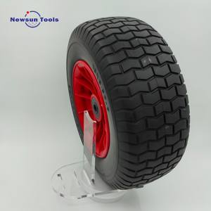 Pabrik <span class=keywords><strong>NS</strong></span> kualitas tinggi tugas berat datar gratis 16 inci 650-8 PU busa roda ban padat roda digunakan untuk tangan truk dan gerobak - Product Image 3