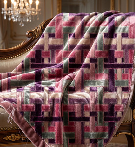 Tela de Tapicería con Estampado de Rayas Geométricas, Terciopelo Holandés, Satén, Lino, Lona, Terciopelo Matty Celosia por Metro para Decoración del Hogar - Product Image 3