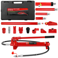 Kit multifonctionnel de cric hydraulique de puissance Porta professionnel de 10 tonnes Kit de réparations de cadre de carrosserie