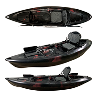 Usine TOLEE TOLEE : Kayaks de pêche en plastique rotomoulé, abordables, avec siège et gouvernail.