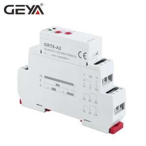 12Volt Relay thương hiệu Trung Quốc Relay 12V Geya Din Rail GRT8-A2 AC/DC12V-240V chậm trễ trên Relay thời gian chậm trễ chuyển đổi - Product Image 6