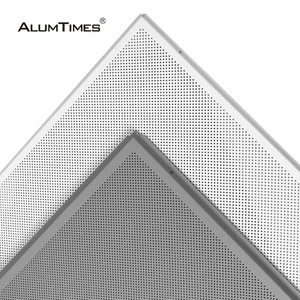 Panneau de plafond en aluminium Alumtimes à <span class=keywords><strong>clipser</strong></span>, 600x600, revêtement PVDF, pour bureau, hôpital, décoration intérieure, installation facile - Product Image 3