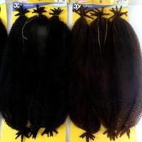 Prix de gros Aurasilva Extensions de cheveux synthétiques en fibre haute température, non inflammables, à boucles crépues, en queue de cheval, trame simple, pour crochet