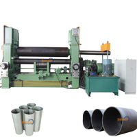 20x2000 W11S Máquina de laminación de placas universales hidráulicas 3 Máquina dobladora de láminas de tres rodillos