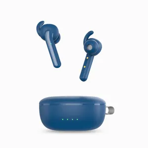 Amazon Bán Chạy 2024 V1 Với Sạc Trường Hợp Chơi Game Tai Nghe Không Dây Mini Bluetooth Headphone Cho Mẫu Miễn Phí