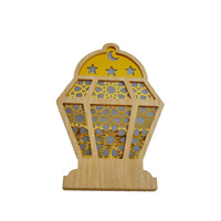 Heiß verkaufte Ramadan Holzhandwerk Rechteck Stil Dekor Islamische Dekor Holz dekorationen Home Ornament