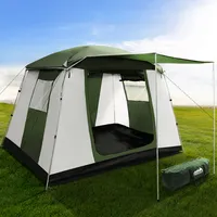 Tente dôme étanche de luxe pour 6 personnes tente de camping gonflable automatique avec protection solaire tente de camping en plein air Offre Spéciale