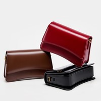 Nouveau Sac à Main de Luxe en Cuir Véritable pour Femme, Sac à Bandoulière Élégant et Tendance
