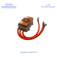 Chargeur de batterie embarqué (OBC) noir pour voiturette de golf Club Car 48V 30A 108V 13A avec prise Anderson