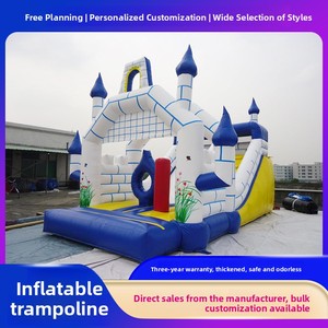 Château gonflable pour le commerce extérieur, petit toboggan intérieur et extérieur, trampoline, lit <span class=keywords><strong>de</strong></span> saut pour enfants à domicile, équipement <span class=keywords><strong>de</strong></span> divertissement - Product Image 3