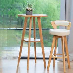 Barato grande bajo precio Comedor <span class=keywords><strong>Cocina</strong></span> café sillas respaldo restaurante industrial bar taburete <span class=keywords><strong>de</strong></span> madera - Product Image 2