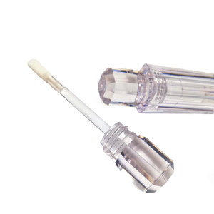 Diamond Cap <b>Clear</b> Empty Lip Glaze Bottle As Transparent Lip <b>Gloss</b> Tube Screw Cap Cosmetic Packaging Hot Stamped Silk Screen - Product Image 4