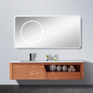 European Style Wall Hung <b>Vanity</b> Unit Custom Modular Bathroom <b>Vanity</b> Factory Direct Wholesale Plywood Bathroom Wall Cabinet - Product Image 1