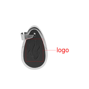 Collar de Acero Inoxidable con Iones Negativos en Forma de Gota de Agua, Estilo Nuevo, con Cuentas de Germanio, Energía Mineral, Energía de Llama en Forma de Corazón, Antienvejecimiento - Product Image 5