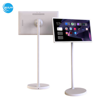Écran de projection 27 32 pouces Écran tactile portable Rotation à 360 degrés Led Wifi Android Smart tv Moniteur de télévision pour réunion