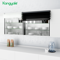 Armoire de rangement de cuisine intelligente avec volet roulant motorisé, élévateur de vitrine mural de cuisine, volet électrique