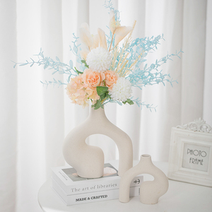 Luxury Living Room Decoration <strong>Vases</strong> for <strong>Flowers</strong> Table Centerpieces Plant Pot Home Decor Ceramic <strong>Vase</strong> Set of 2 - Product Image 3