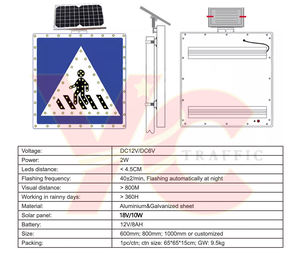 مخصص عاكس السلامة وامض Led شيفرون لافتة طريق - Product Image 3