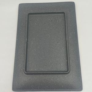 Plato Largo Elevado de Melamina de 28x19cm para Ensaladas, Postres y Aperitivos - Product Image 5