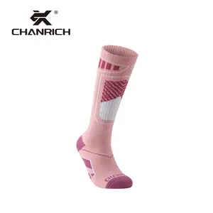 CHANRICH Chaussettes de ski simples et doubles pour adultes hiver hommes et femmes sport de plein air escalade bas chauds épais