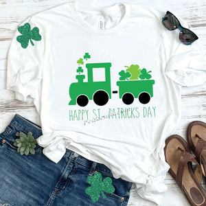 Hot Sale Happy Go Lucky Design Heat Transfers Washable DTF <strong>St</strong> <strong>Patricks</strong> <strong>Day</strong> Prints Heat Transfer Stickers for <strong>T</strong>-<strong>Shirts</strong> - Product Image 6