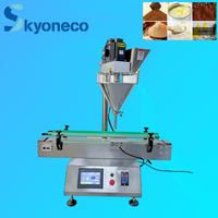 Machine de remplissage automatique à vis sans fin pour poudres cosmétiques, café et épices, remplisseuse de flacons secs injectables pour assaisonnements