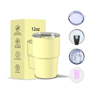 12oz Stainless Steel Tumbler <b>Insulated</b> Travel <b>Mug</b> BPA Free Keep Cold Warm - Product Image 2