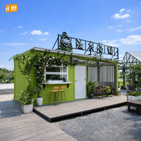 caf conteneur Container Maisons préfabriquées Flatpack 40Ft Maison préfabriquée Magasin modulaire Restaurant