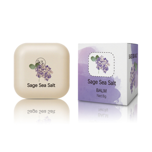 Balsamo Profumato Solido Biologico Portatile 8g, Deodorante al Sale Marino e Salvia, Fragranza Femminile a Lunga Durata e Copertura Odori Corporei, Etichetta Privata - Product Image 6
