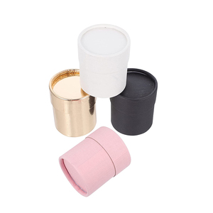 Factory Direct Sell Round Flower Paper Kraft Box Mini Cylindrical Packaging Floral Paper Boxes With Lid Arrangement