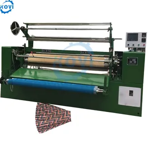 Textile skirt Industrial pleating machine for fabric pleating services machine