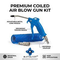 Kit de dépoussiérage HJYAJZT pour éliminer la poussière, la saleté et les débris, kit de pistolet à air comprimé, buse de nettoyage à air comprimé, kit de pistolet à air comprimé robuste