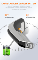 Escáner de Código de Barras 2D N310R con Manos Libres, Transmisión 3 en 1 (2.4G//Tipo-B), 12 Horas de Escaneo, Batería de 2000mAh