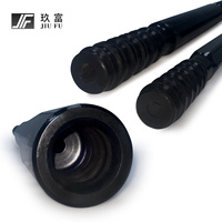 Tige de tige de forage à extension hexagonale tarières de terre électriques Tuyaux de forage DTH en spirale d'efficacité/tige 76/89/102mm pour plate-forme de forage minier