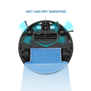 JSD Dropshipper WIFI APP Control Voice Prompts Strong Suction Low pile Carpet Robotic Vacuum Cleaner <span class=keywords><strong>360</strong></span> <span class=keywords><strong>s7</strong></span> - Product Image 2