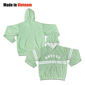 Chaqueta Ligera Personalizada de Primavera Unisex con Capucha, Tejido Impermeable de Alta Calidad, Resistente al Viento, Tallas Grandes, con Parches Estampados - Product Image 1