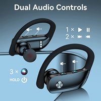 Headset Bluetooth Nirkabel TWS 5.3 Terbaru 2024 Amazo Ebey, Earphone untuk Power Beat Pro Wireless Earphones