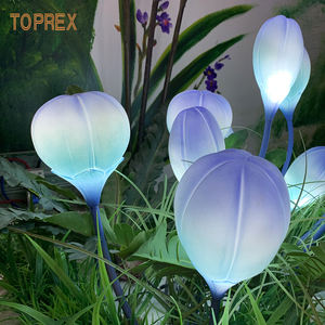 Pour Toprexdecor LED lumières fruits magiques fleurs lumineuses éclairage décoratif pour extérieur noël Fiesta <span class=keywords><strong>fibre</strong></span> de verre résine magique - Product Image 2