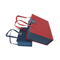 Modernes neuartiges kunden spezifisches Design-Weihnachts geburtstags geschenk Magnet deckel Papier blatt Box mit Griff Schokolade Geschenk korb Verpackung