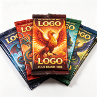 Cartes à collectionner personnalisées en papier holographique, impression UV sélectif, estampage à chaud, jeu de société TCG personnalisé