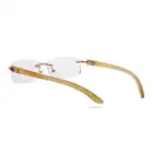 نظارات قرن الجاموس المعدنية الأكثر مبيعًا نظارات بصرية بوق - Product Image 3