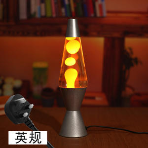 โคมไฟลาวา LED กระจกตั้งโต๊ะดีไซน์จรวดขนาดใหญ่พิเศษสำหรับห้องนอน - Product Image 2