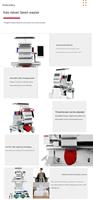 Machine à broder informatisée mini monotête de haute qualité pour la broderie de vêtements, de casquettes et de t-shirts