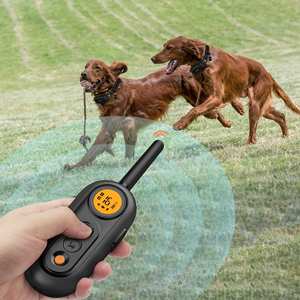 2025 Rechargeable IPX7 Étanche <span class=keywords><strong>300M</strong></span> <span class=keywords><strong>Range</strong></span> <span class=keywords><strong>Dog</strong></span> Training Shock <span class=keywords><strong>Collar</strong></span> Meilleurs produits du fabricant-Matériau en nylon plastique - Product Image 3
