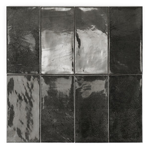 Piastrella Rettangolare Nera Camden con Finitura Opaca per Uso a Parete e Pavimento - Product Image 2