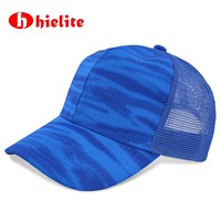 Casquette de baseball en maille éponge de haute qualité avec logo personnalisé et texte publicitaire, style hip-hop élégant pour l'extérieur et la plage