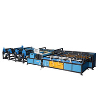 Machine de fabrication de conduits d'air rectangulaires PREDA, ligne de production automatique de conduits HVAC, 5 36 kW, épaisseur de tôle de 0,5 à 1,5 mm