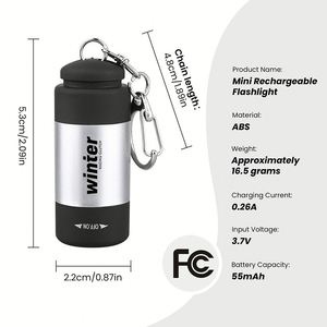 Linterna UV de Bolsillo con Logotipo Personalizado, Recargable por USB, Mini Linterna, Regalo Promocional - Product Image 2