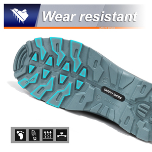 JIANKUN 2025 nuevas botas altas zapatos de seguridad de combustible S3 SR PU suela punta de acero con placa de acero cuero de vaca suave resistente al desgaste - Product Image 4